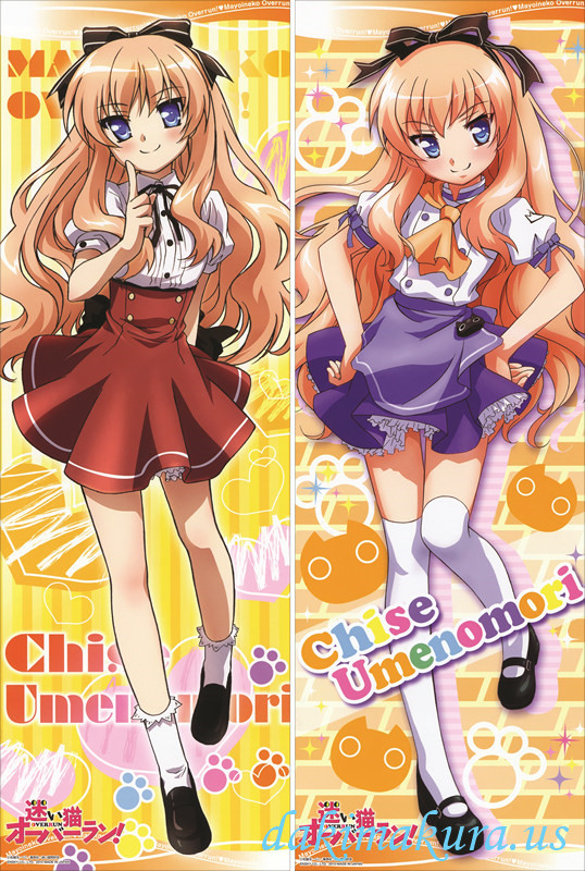 Mayoi Neko Overrun - Chise Umenomori Anime Dakimakura Pillow Cover